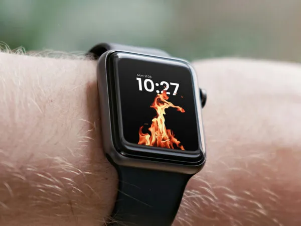 Apple Watch on Man Wrist Mockup 1