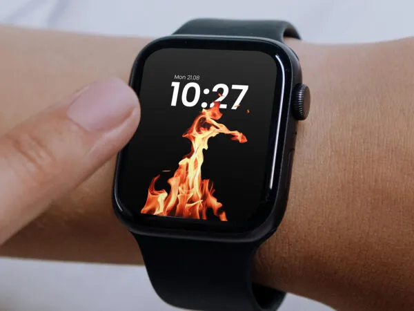 Apple Watch on Wrist Mockup in Close up 1