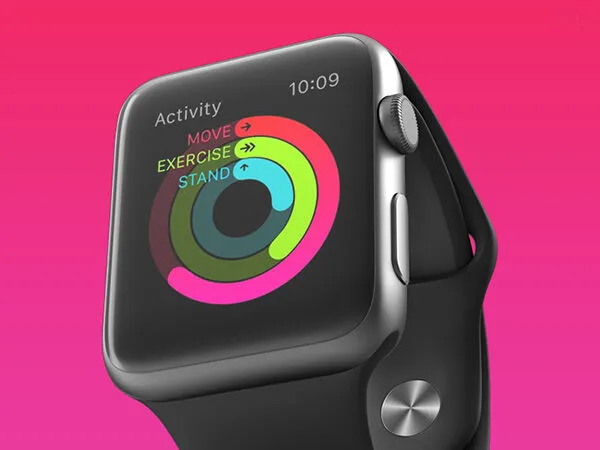 Apple Watch with Dynamic Lighting Mockup 1