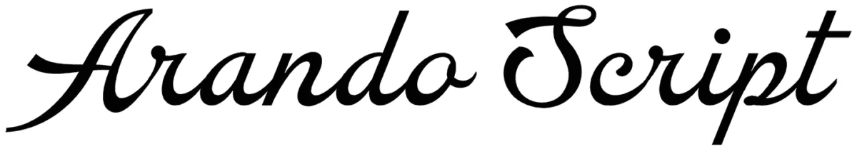 Arando Script Font 1