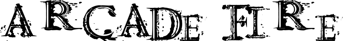 Arcade Fire Font 1