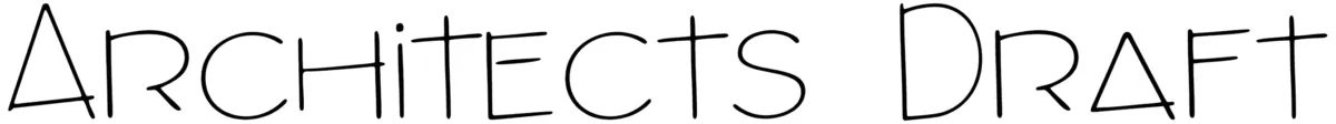 Architects Draft Font 1