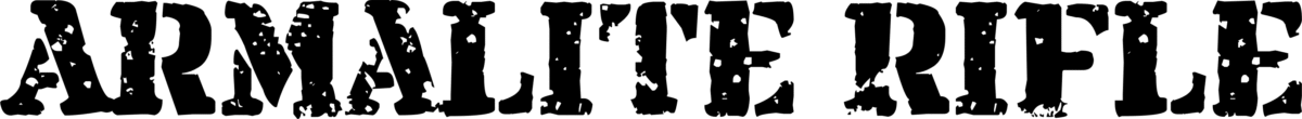 Armalite Rifle Font 1