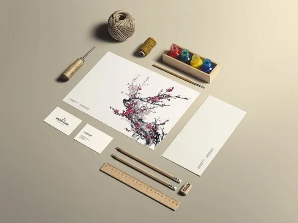 Art and Craft Stationery Branding Mockup 1