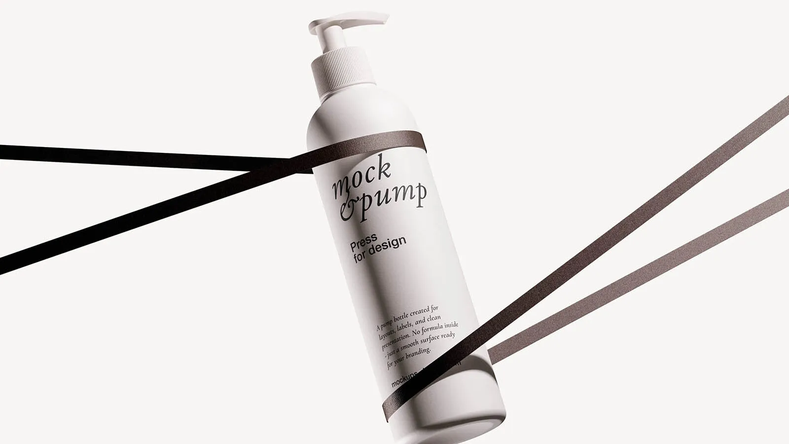 Artistic Pump Bottle Mockup Image 1 Designers Lab