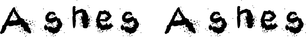 Ashes Ashes Font 1