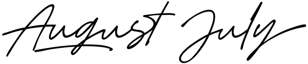 August July Font 1