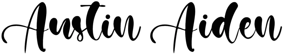 Austin Aiden Font 1