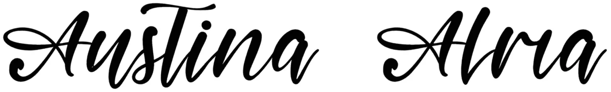 Austina Alma Font 1
