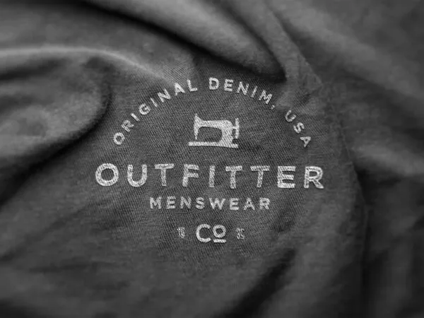 Authentic Fabric Logo Mockup 1