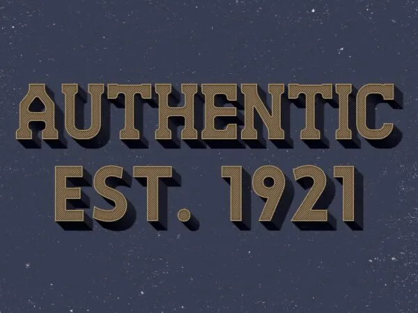 Authentic Text Effect 1