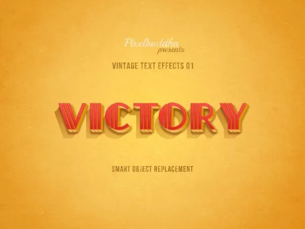 Authentic Vintage Text Effects 1