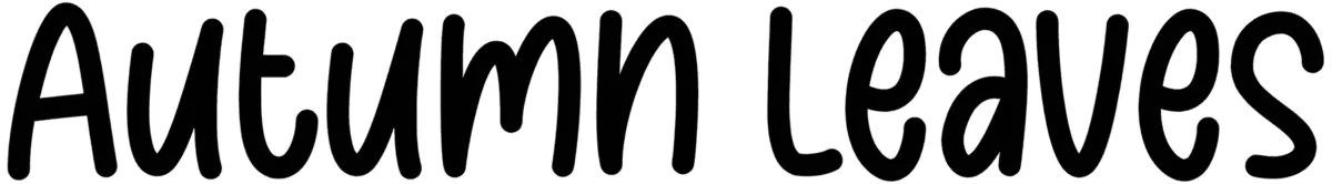 Autumn Leaves Font 1