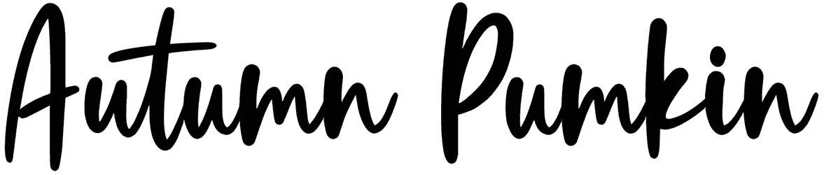 Autumn Pumkin Font 1