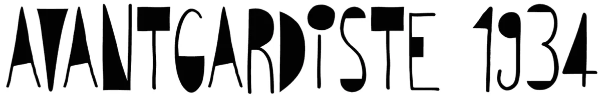 Avantgardiste 1934 Font 1