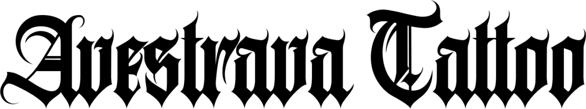 Avestrava Tattoo Font 1