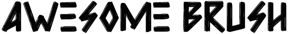 Awesome Brush Font 1