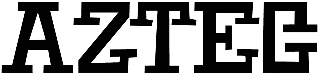 Aztec Font 1