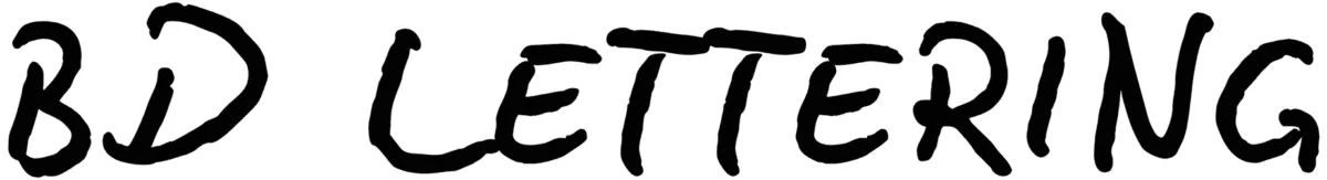BD Lettering Font 1