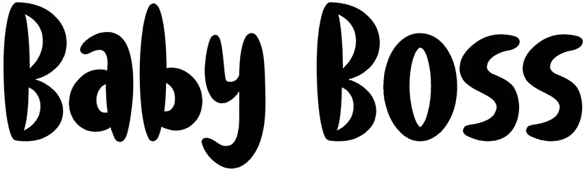 Baby Boss Font 1