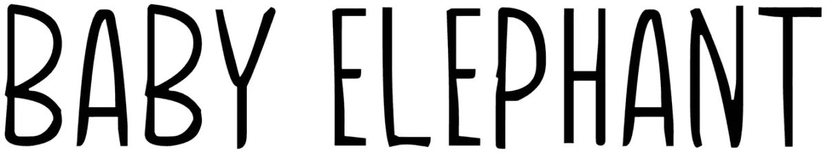 Baby Elephant Font 1