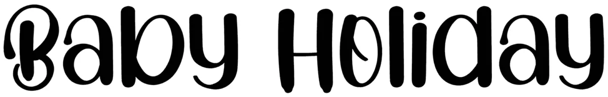 Baby Holiday Font 1