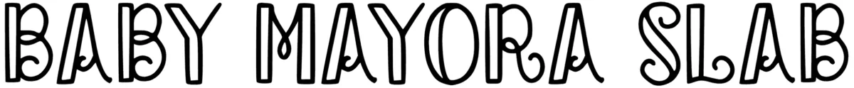 Baby Mayora Slab Font 1