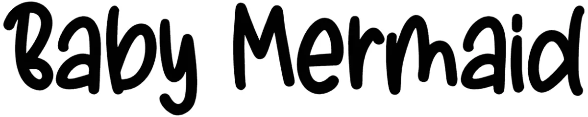 Baby Mermaid Font 1