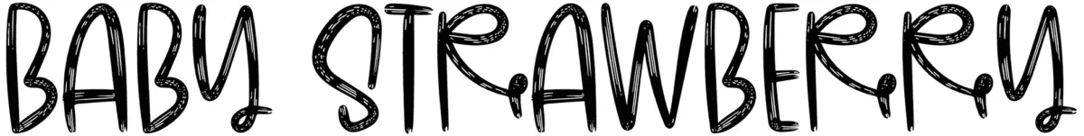 Baby Strawberry Font 1