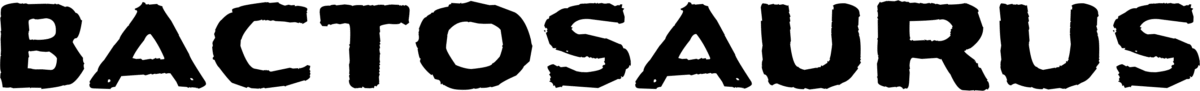 Bactosaurus Font 1