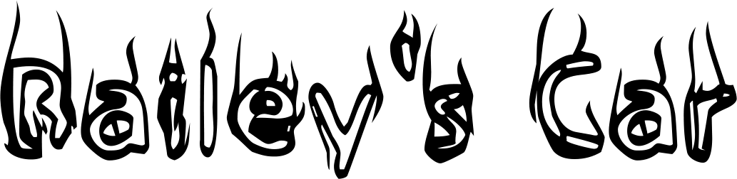 Baileys Car Font 1