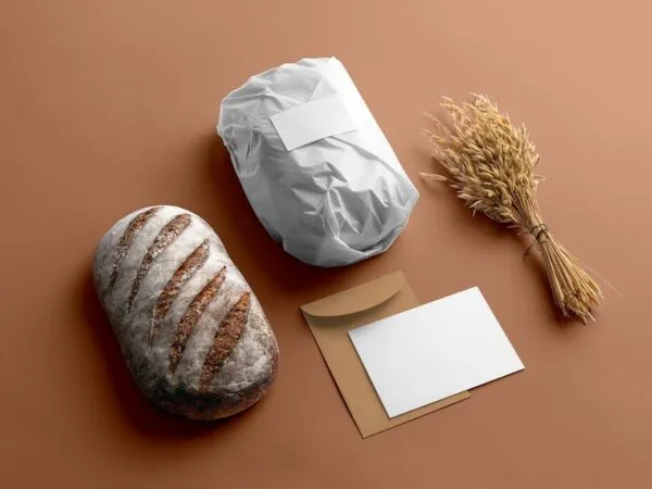 Bakery Set Mockup with Decorative Elements 1