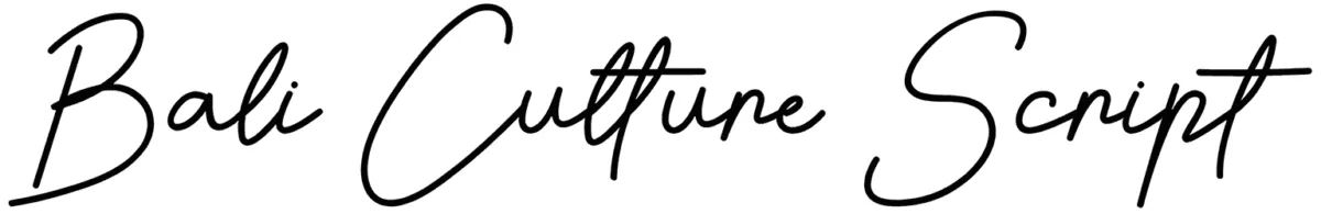 Bali Culture Script Font 1