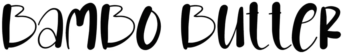 Bambo Butter Font 1