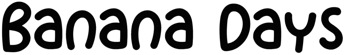 Banana Days Font 1