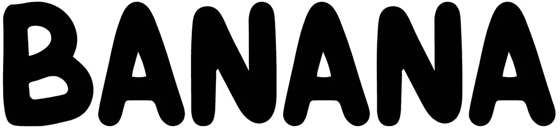 Banana Font 1
