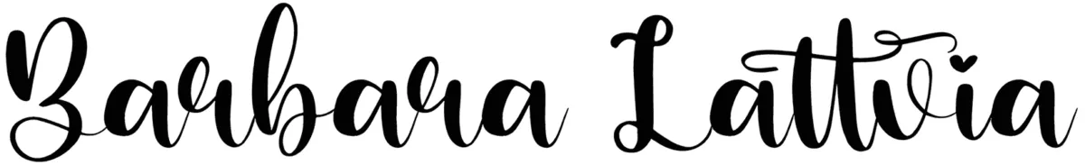 Barbara Lattvia Font 1
