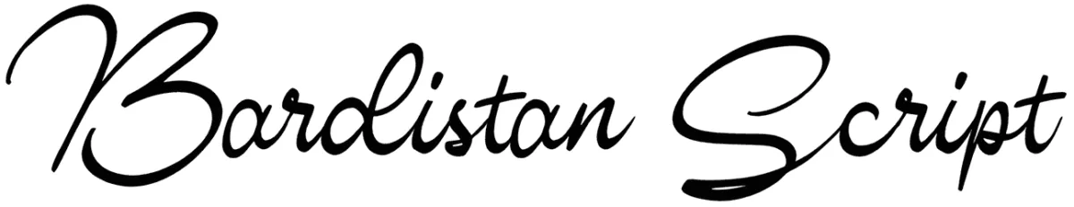 Bardistan Script Font 1