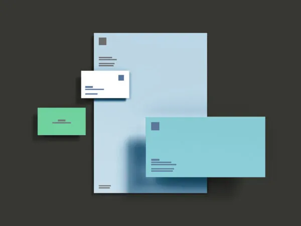 Basic Branding Mockup Includes Letterhead and Envelope 1