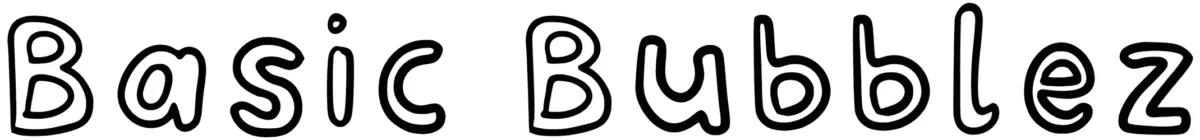 Basic Bubblez Font 1