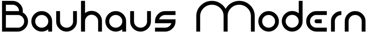 Bauhaus Modern Font 1