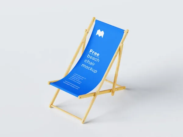 Beach Chair Mockup with Three Shots 1