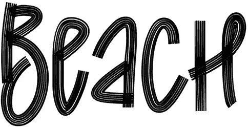 Beach Font 1