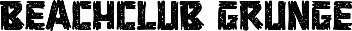Beachclub Grunge Font 1