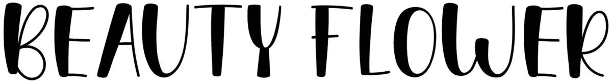 Beauty Flower Font 1
