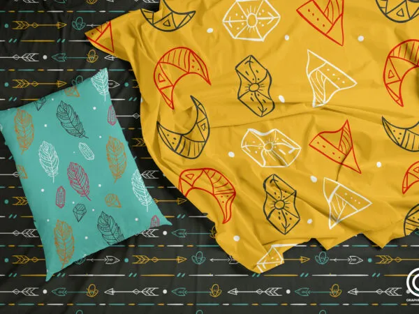 Bedding Mockup Featuring Sheets and Pillow 1