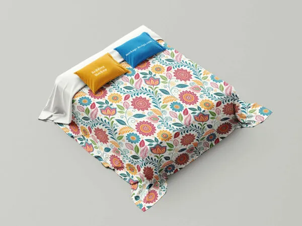 Bedding Mockup in 3 Shots 1