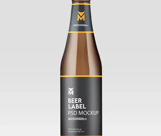 Beer Label Mockup 1