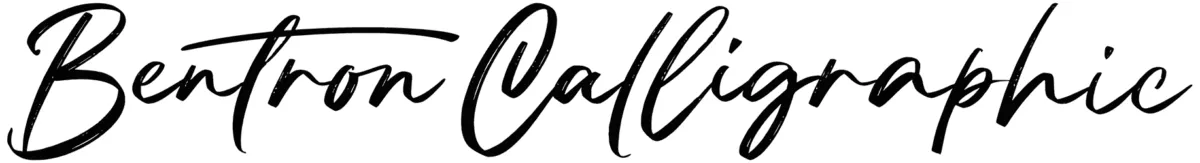 Bentron Calligraphic Font 1