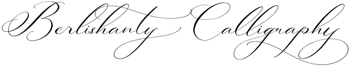 Berlishanty Calligraphy Font 1